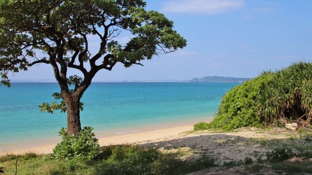津堅島　トゥマイ浜